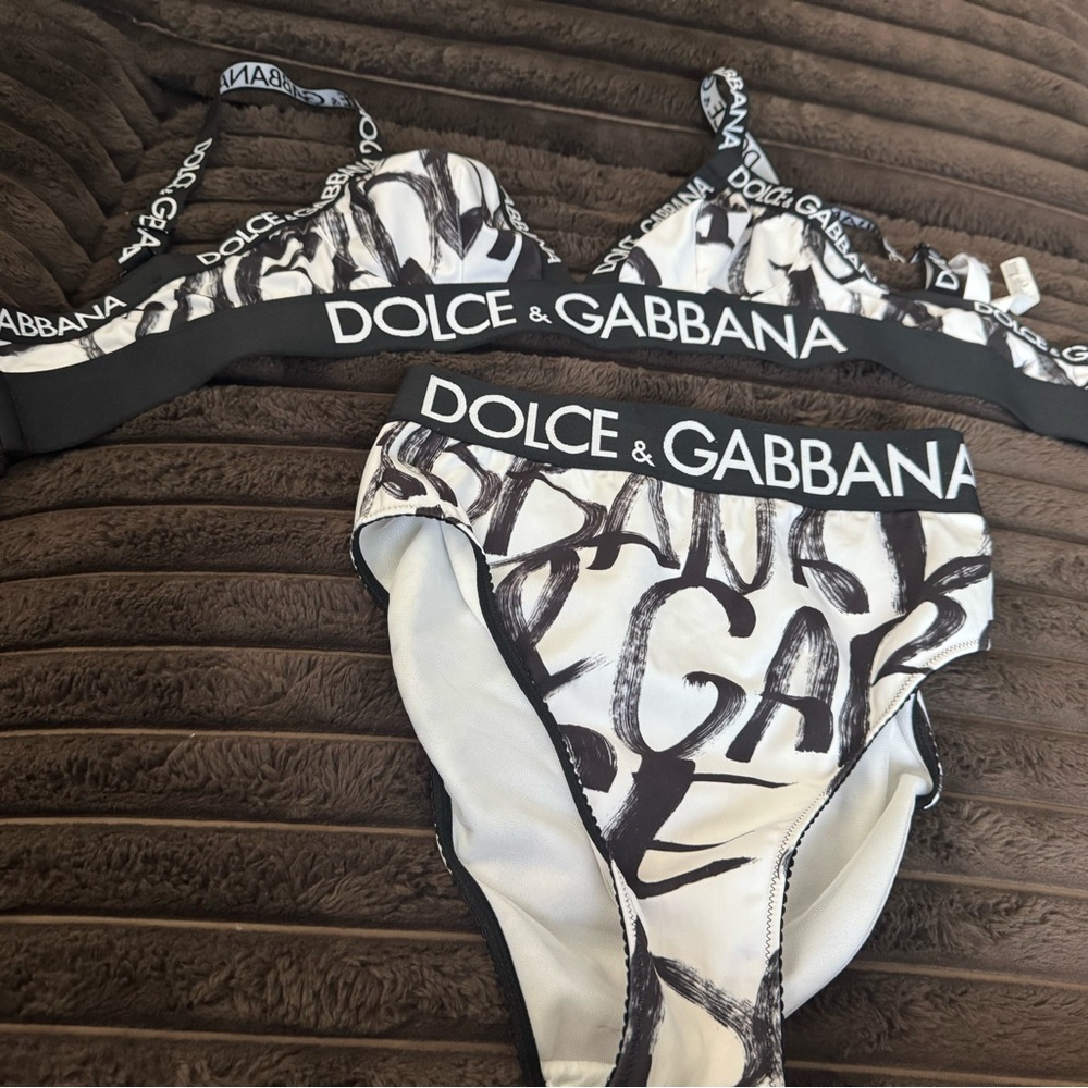 Dolce & Gabbana Bralette and brief set.